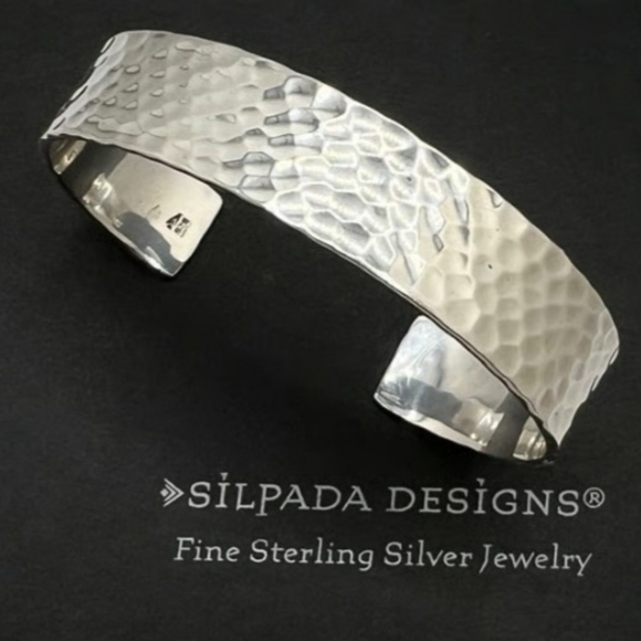 Silpada Jewelry - Silpada 925 Sterling Silver Hammered Cuff Bracelet B0851